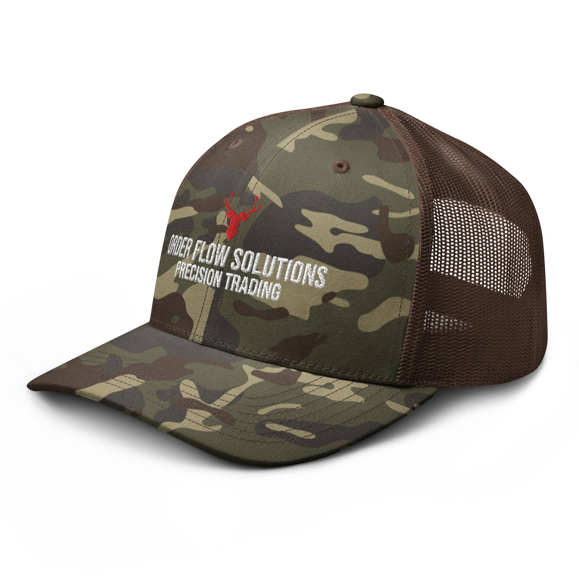 Camo Trucker Hat ORDER FLOW SOLUTIONS